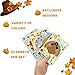 Thanksgiving Stickers for Kids, 24 Sheets Make a Turkey Face Sticker Bulk Turkey Stickers Thanksgiving Crafts Games Activities for Kids Party Favors Supplies Gifts