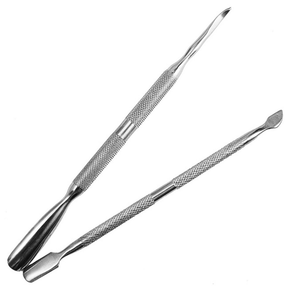 Nail Cuticle Spoon Pusher Remover Nail Cut Tool Pedicure Manicure Set. Pocket Nail Cuticle Nipper Pack Contains Nail Trimmer, Pack of 3 : Beauty