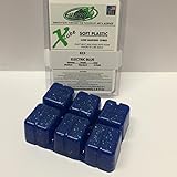 FUSION X FISHING - Xcube Soft Plastic Plastisol Fishing Lure Making Cubes - Single Pack 2.8 fl oz - 225 Colors - Make your own soft plastic rubber fishing lures. (615 - ELECTRIC BLUE)