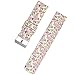 MLQSS Quick Release Watch Band Straps - DIY Lips Butterfly Owl Soft Silicone Rubber Replacement Watch Bands w/Adjustable Metal Clasp for Mens and Womens Multiple Colors 22mm