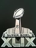 Super Bowl 49 Jersey Patch Superbowl XLIX Embroidered Patch Seattle Seahawks New England Patriots 2015