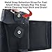 ComfortTac XL Ultimate Belly Band Holster for Concealed Carry | Black | Fits Gun Smith and Wesson Bodyguard, Glock 19, 17, 42, 43, P238, Ruger LCP, and Similar Sized Guns | for Men and Women