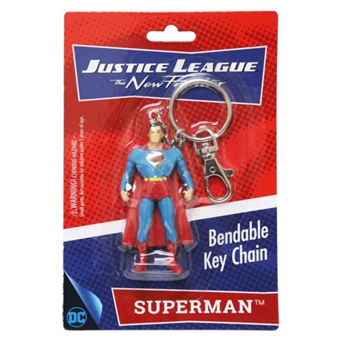 NJ Croce Superman Key Chain, 3", Blue