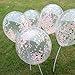 Mybbshower Pink White Gold Wedding Confetti Baby Shower Decorations Party Table Scatters 2/5 Inch