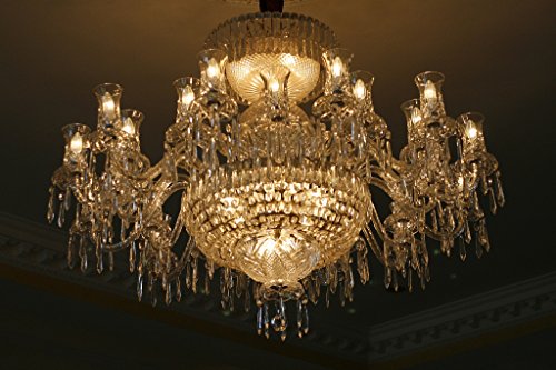 LVWIT B11 LED Filament Bulb Non-Dimmable E26 Medium Base 40W Equivalent 2700K Warm White 470 Lumens Chandelier Decorative Candle Light Bulb Pack of 6