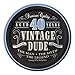 Vintage Dude 40th Birthday Party Supplies Pack for 16 Guests | Straws, 16 Dessert Plates, 16 Luncheon Napkins, 16 Cups, and 1 Tablecover |Fantastic 40th Birthday Party Decorations for Men or Women