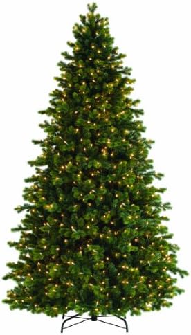 GKI/Bethlehem Lighting Savannah Spruce Medium Christmas Tree with 750 Clear Mini Lights, 7.5'