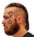 Costume Agent Tribal Face Temporary Tattoo