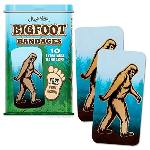 Archie McPhee Bigfoot Bandages Bigfoot - //coolthings.us