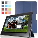 MoKo Ultra Slim Lightweight Smart-shell Stand Case for ASUS MeMo Pad Smart ME301 / ME301T 10.1 inch Android 4.1 Jelly Bean tablet, INDIGO