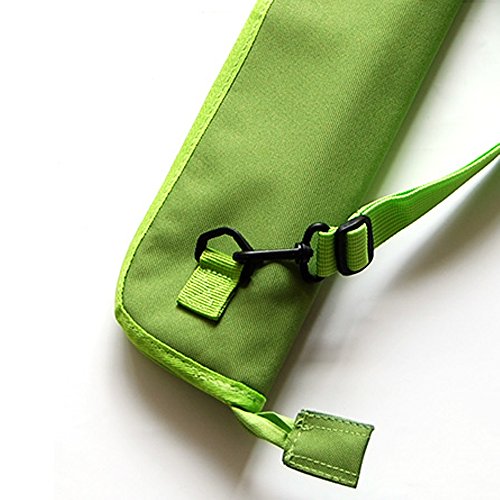 EaseIcon Weather Resistant Fabric Drumstick Case Cover Drum Stick Bag with Shoulder Strap - Green - Thumbnail 4