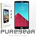 LG G4 Case/Glass Combo, Puregear [Matte Black] Dualtek Extreme Impact Rugged Case Cover + Tempered Glass Screen Protector for LG G4 Phone (F500, H810, H811, H815, LS991, VS986)