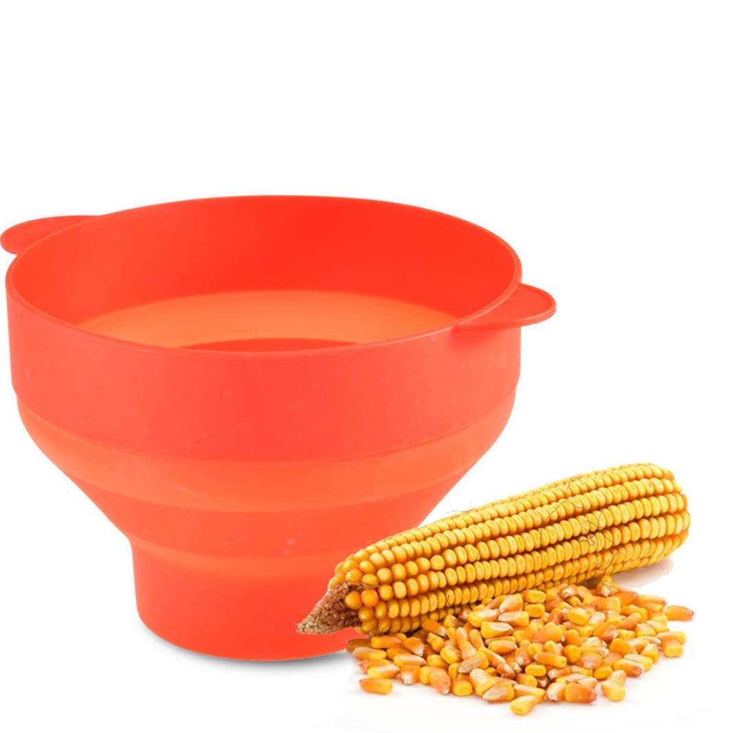 Marbeine Palomitero, Cuenco Plegable de Silicona, con Tapa y ...