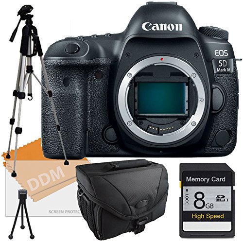 Canon EOS 5D Mark IV DSLR Camera, Memory Card, Camera Case, 
