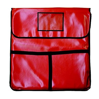 Chef World Thermal Pizza Delivery Bag 24"x24", Holds 2 of 22" Pies Hot for Delivery