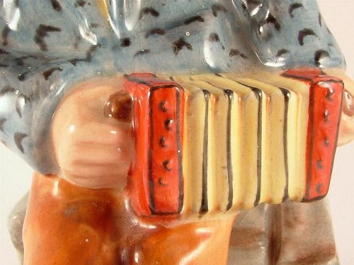 c1920 Wedgwood & Co seaman playing a concertina figure