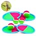 Qrooper Self-Stick Toss and Catch Game Set, Paddles and Toss Ball Sports Game with 4 Paddles, 4 Balls and 1 Storage Bag,Suitable for Kids Gift