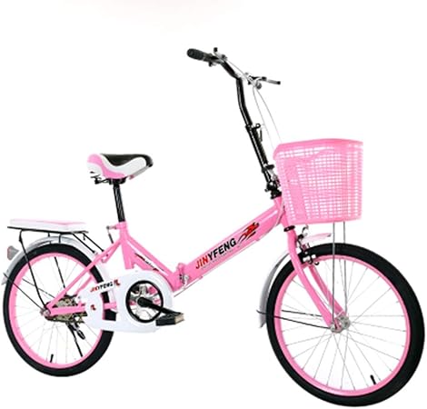 pink adult bicycle