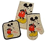 Disney 3 Piece Kitchen Set Mickey Mouse Letters