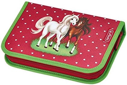 Federmappe Federtasche ungefüllt Herlitz Schüleretui 2 Klappen Etui be.bag