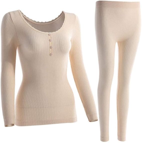 Thermal Tops Womens ONeck Women Cotton Thermal Underwear Clothes