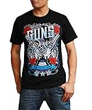 GNR - Reckless Life Guns N Roses T-Shirt (Black, X-Large)