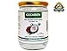 Cocabien Organic Extra Virgin Pure MCT Cold Pressed Kosher Coconut Oil For Baking Cooking Hair Baby Skin Treatment Moisturizer Pets Unrefined In Glass Jar NON-GMO 16.9oz