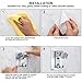CHENGU 2 Pcs Shower Head Holder Strong Adhesive Shower Head Wall Mounting Bracket Adjustable Wand Stand with 2 Hanger Hooks No Drill Need