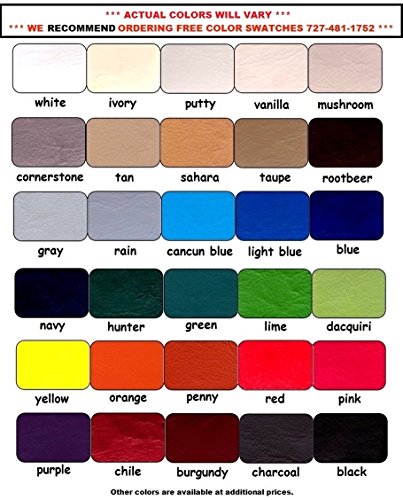 Club Car Pre-2000 DS Custom 2-Stripe Golf Cart Seat Cover Set Made with Marine Grade Vinyl - Staple On - Choose Your Colors From Our Color Chart!