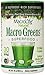 Macro Greens Superfood - 18 Billion Non-Dairy Probiotic Cultures - Raw Green Superfood - Certified Organic Barley Grass Powder - 5+ Servings Of Fruits & Vegetables - America's "Best Tasting Greens" - Non GMO - Vegan - Gluten & Dairy Free - 30 Servings - 10 oz (283.5 g)