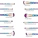 Unicorn Mermaid Brush Set Make Up Rainbow Diamond Handle Makeup Brushes Set Foundation Cream Powder Brush Kit