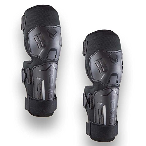Demon Tactic Knee, Shin and Elbow Guards |BMX|Mountain Bike|Motorcycle (Black, Knee/Elbow S/M) - Thumbnail 6