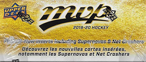 MVP 2019 2020 Upper Deck NHL Hockey Series Unopened Retail Box of 36 Packs with Chance for Stars, 1 Draft Picks, Rookie Cards, Silver Scripts Plus