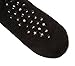 SDBING Women's Winter Super Soft Warm Cozy Fuzzy Fleece-Lined with Grippers Slipper Socks (Black)