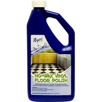 Nyco Products Nl90411 No Wax Vinyl Floor Polish Acrylic Scent