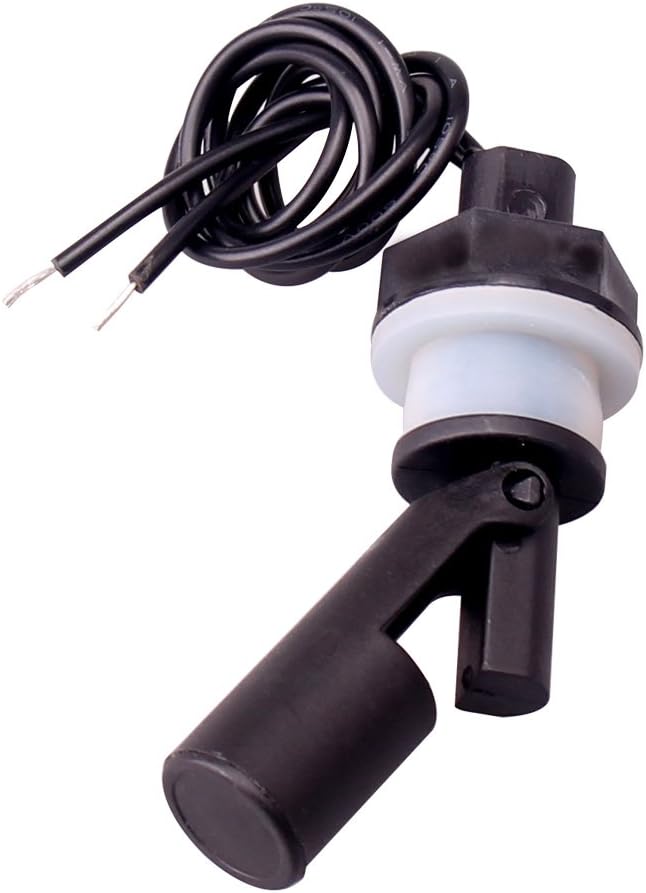 Copapa Black Horizontal Liquid Float Switch Water Level Sensor NO NC