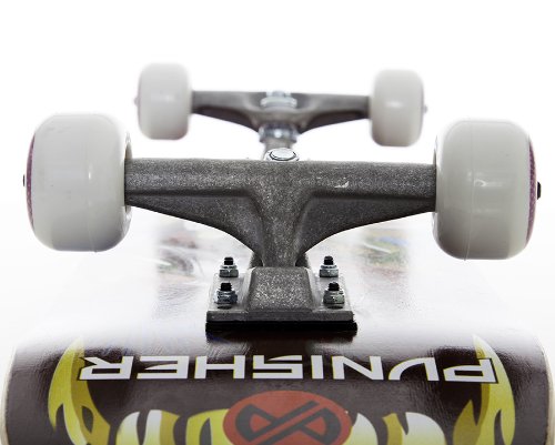 Punisher Skateboards Ranger 31-Inch Double Kick Concave Complete Skateboard