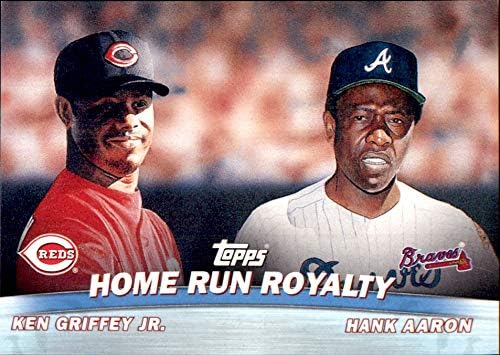 2001 Topps Combos Tc9 Home Run Royalty Hank Aaron Braves Ken Griffey Jr Hof Cincinnati Reds Mp At Amazon S Sports Collectibles Store