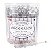 Extra Large Rock Candy Sticks: 48 Silver Rock Candy Sticks - Original Flavor - Individually Wrapped for Party Favors, Candy Buffet, Showers, Receptions, Old Fashioned Espeez Bulk Candy on a Stick