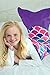 Fin Fun Mermaid Tail Blanket Kids, Girls and Boys - Cuddle Tails - Perfect Birthday Kids, Sea Orchid