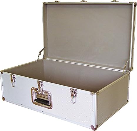 Cawila Aluminium Koffer Trikotkoffer Silber 70 x 42 x 25 cm, 73 Liter