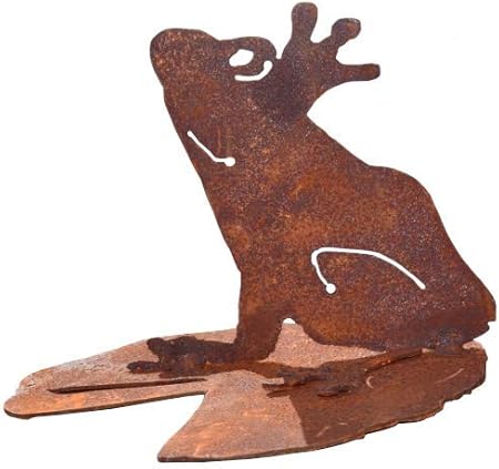 Unbekannt Frosch Auf Seerosenblatt Metall Edelrost Rost Rostfigur Deko Dekoration Deko Idee Dekofrosch Dekotier Rostdeko Teichdeko Geschenk Idee Geschenk Amazon De Garten