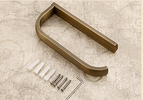 Leyden Retro Bathroom Accessories Solid Brass Antique Brass Finished Toilet Roller Paper Holder Lavatory Accessories Wall maounted - Thumbnail 6