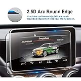 LFOTPP Car Navigation Screen Protector for 2018 Benz GLC-Class C Class 8.4-Inch, [9H Hardness] Clear Tempered Glass in-Dash Center Touch Display Screen Protector Anti Scratch High Clarity
