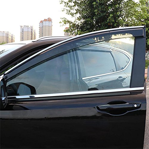 Vesul Updated Side Smoke Window Visor Vent Rain Guard Wind Deflectors Shield Sun Shade Fits on Honda CR-V CRV 2017 2018 2019