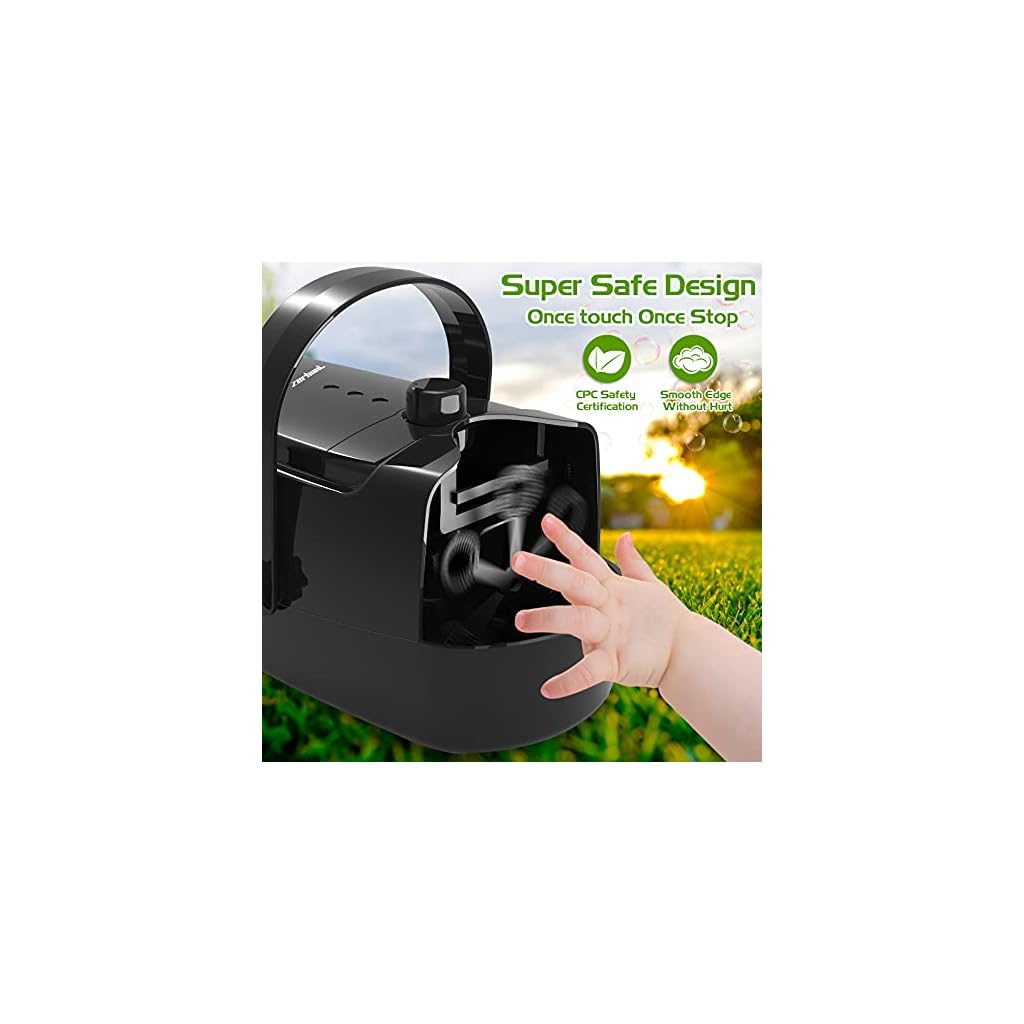 Bubble Machine Durable Automatic Bubble Blower, 4800+ Bubbles Per