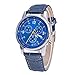 Bessky Luxury Fashion Crocodile Faux Leather Mens Analog Watch Watches