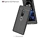 Cocomii Stitch Leather Design Sony Xperia XZ2 Premium Case, Slim Thin Glossy Soft TPU Silicone Rubber Gel Luxury Leather Pattern Fashion Bumper Cover Compatible with Sony Xperia XZ2 Premium (Black)