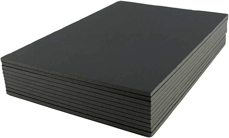 House of Card & Paper Black Foam Board A3 size 297x420x5mm 5 sheets per pack, A3 297 x 420 x 5 mm - Image 4