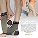 Physix Gear Sport Plantar Fasciitis Socks with Arch Support for Men & Women - Ankle Compression Sleeve, Toeless Compression Socks Foot Pain Relief, Ankle Swelling Better than Night Splint, Black L/XL